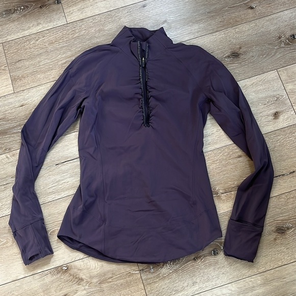 Lululemon Fast As Light 1/2 Zip Boysenberry Purple - Picture 2 of 10